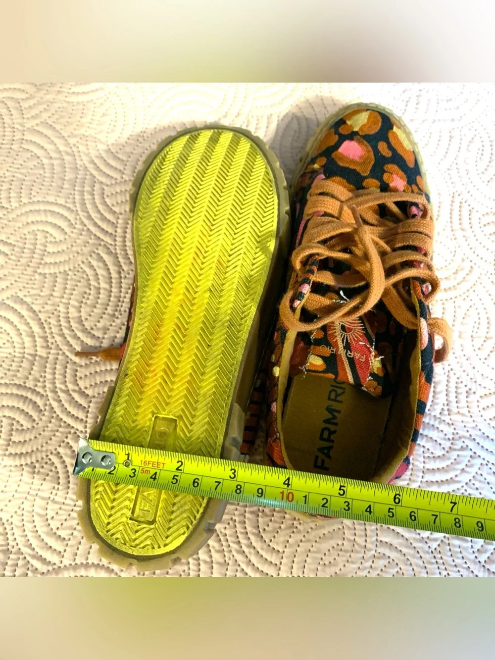FARM Rio Multicolor Animal Print Canvas Shoe- Women’s Size 9
